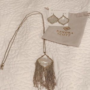 Kendra Scott Kirsten & Kingston silver MOP